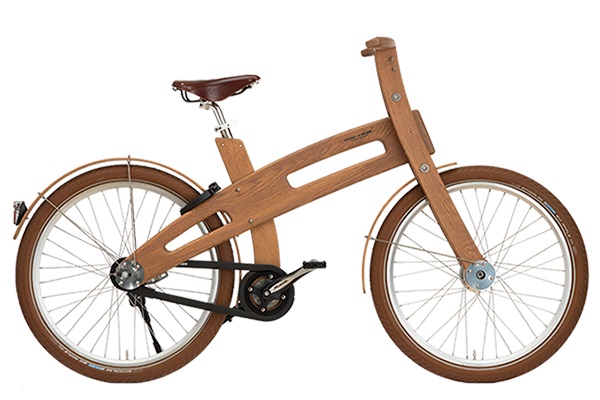 Houten bike